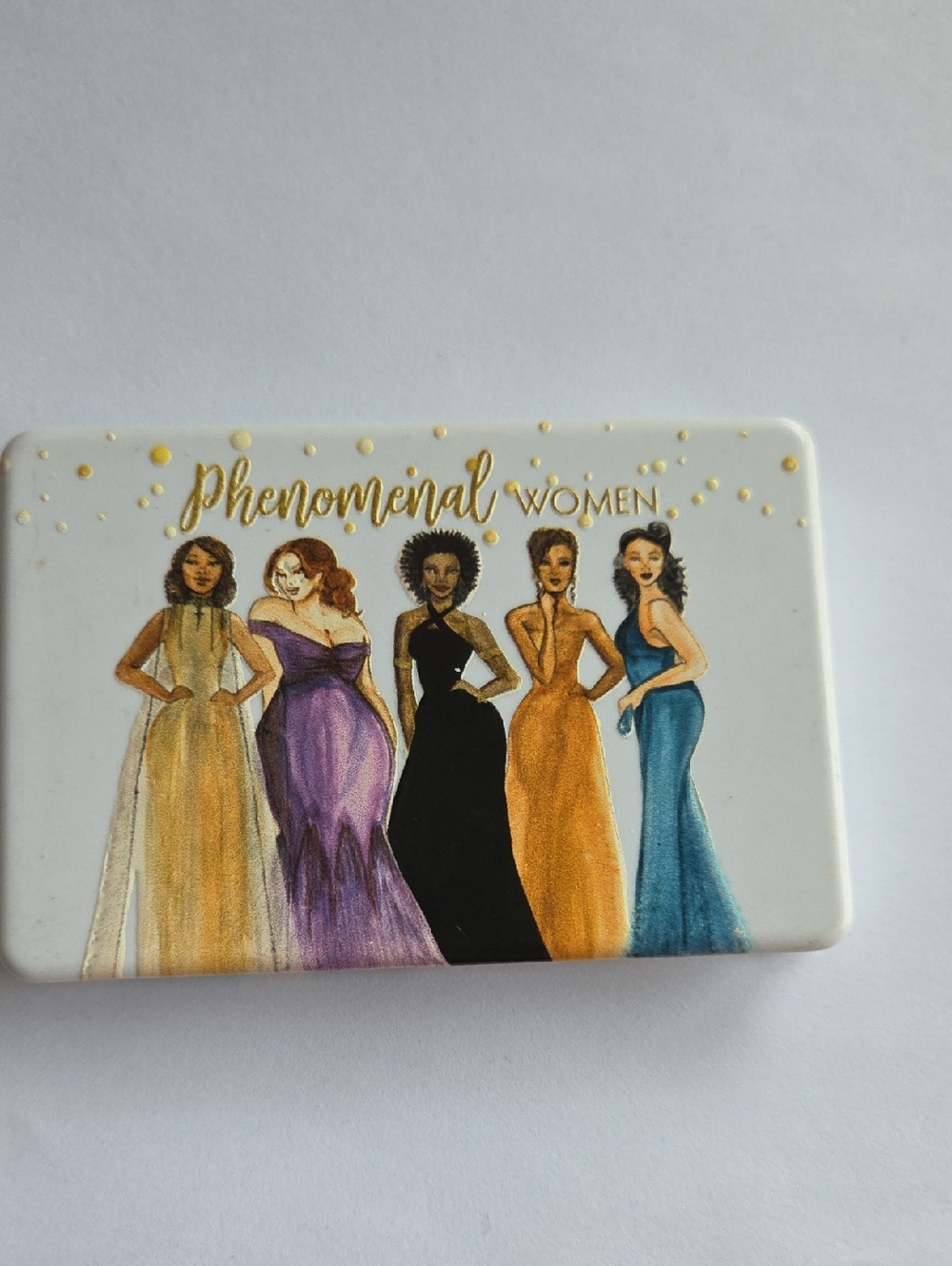 Phenomenal Women Decorative Tin - Multicolor